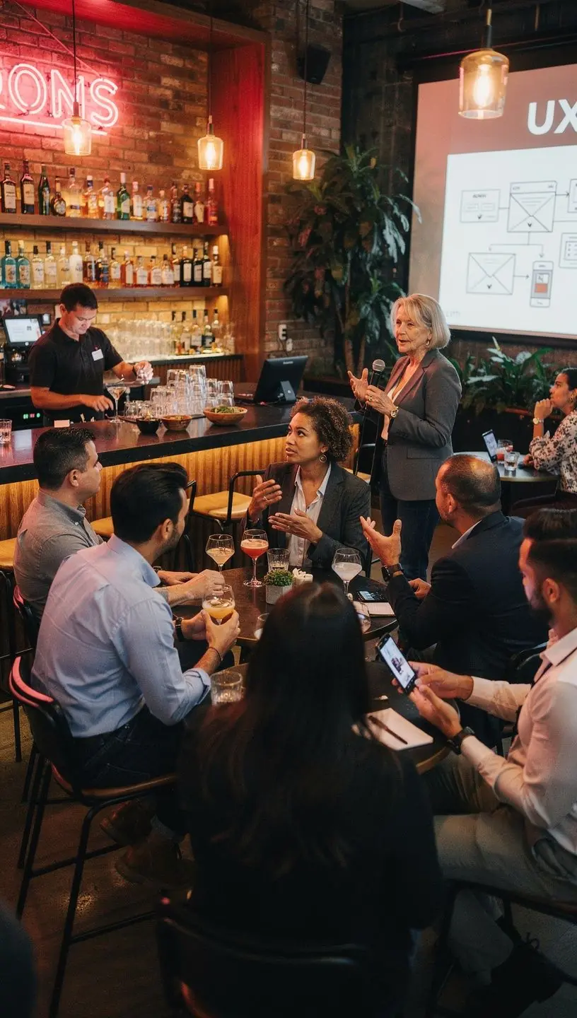 Professional business solutions illustration